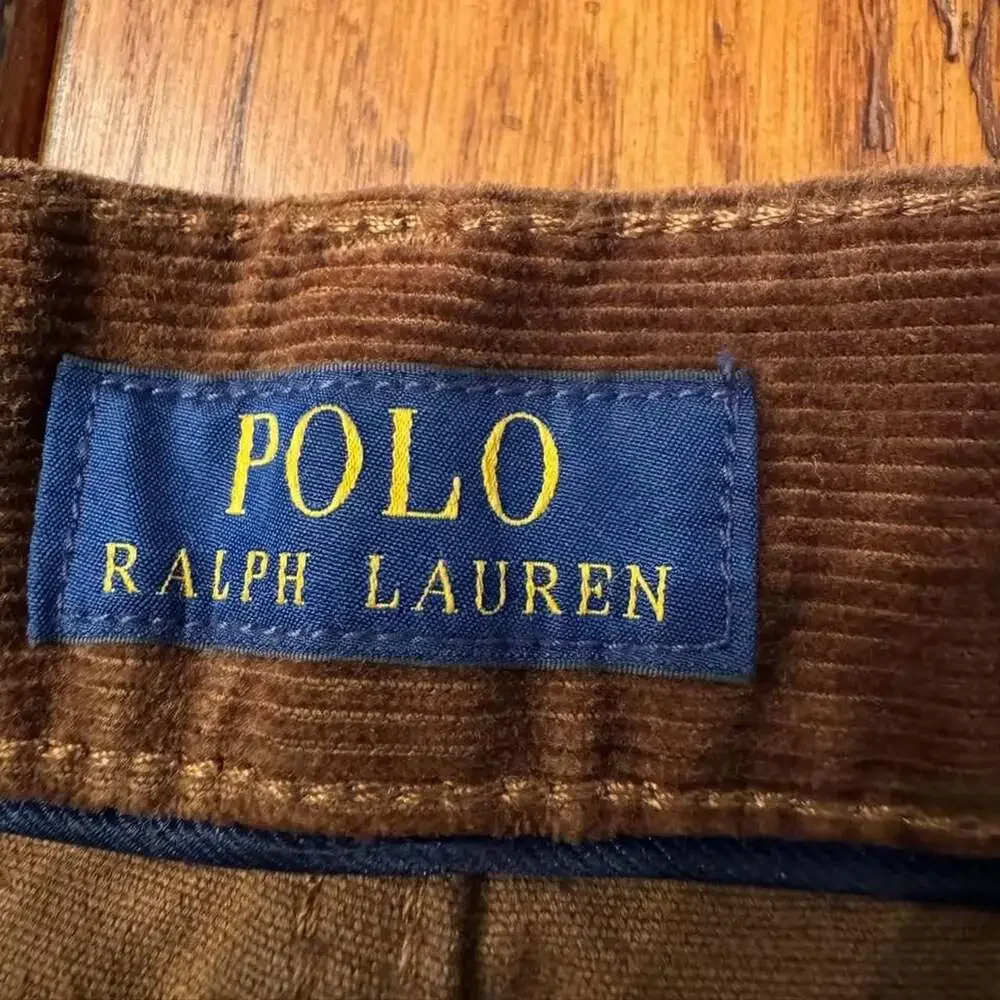 Polo Ralph Lauren The Prospect Straight Corduroy Pants Brown 32x32
